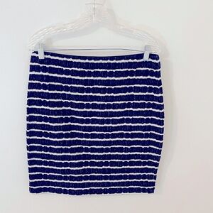 Navy/White Stripe Skirt - Max Edition - NWOT
